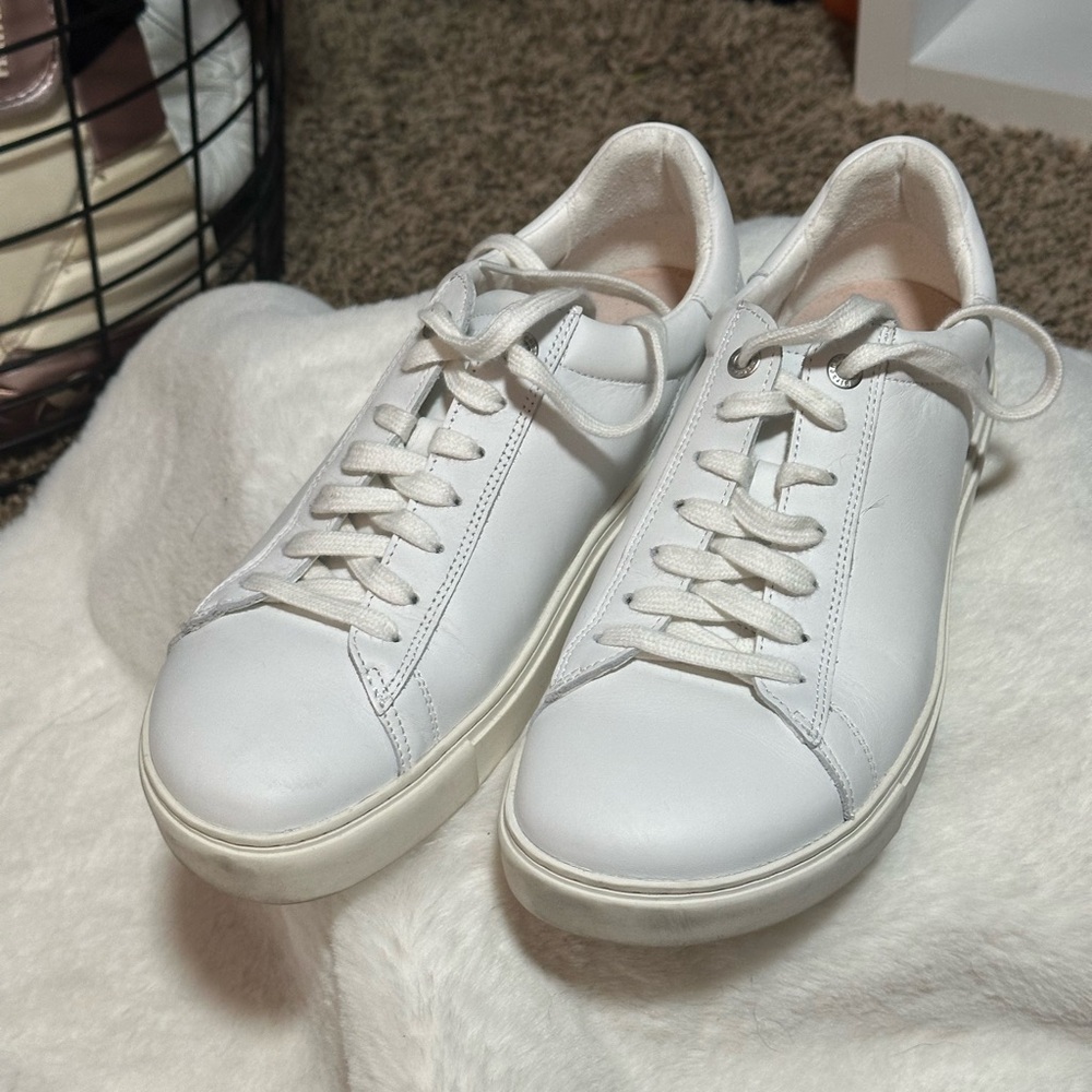 Birkenstock Bend Low in white leather size 39